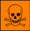 simbol bahan kimia berbahaya Toxic (Beracun)